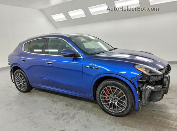 ZN682AVA3P7416502 2023 MASERATI GRECALE Blue Delantero derecho