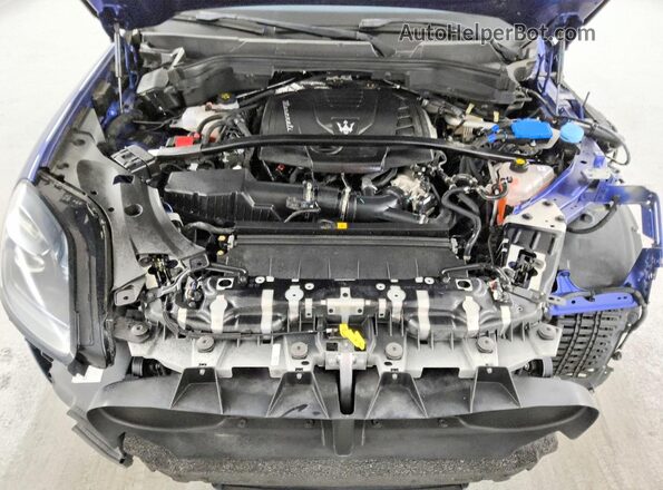 ZN682AVA3P7416502 2023 MASERATI GRECALE Blue Vista del compartimento del motor