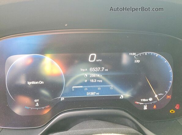 ZN682AVM0P7412921 2023 MASERATI GRECALE Black Вид щитка приладів