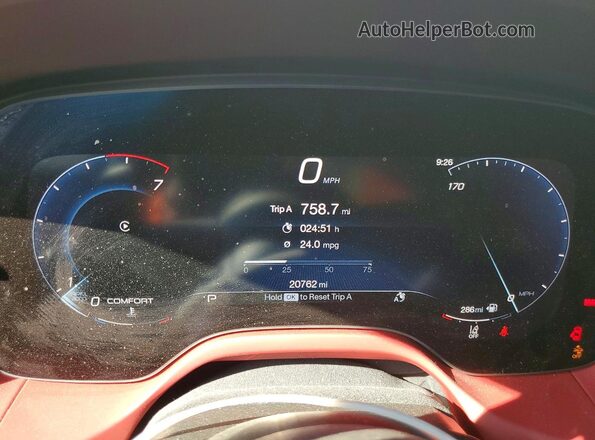 ZN682AVM7P7426573 2023 MASERATI GRECALE White Vista del cuadro de instrumentos