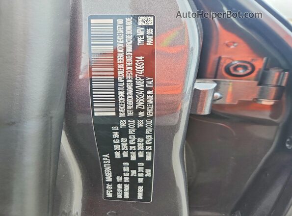 ZN682AVM8P7409314 2023 MASERATI GRECALE Charcoal Սալոնի 360 աստիճան տեսք