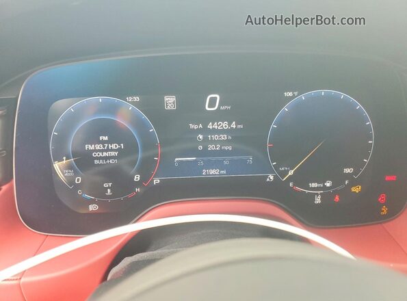 ZN682CVT6P7438264 2023 MASERATI GRECALE Silver Instrument cluster view