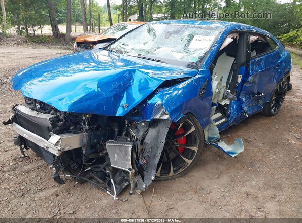 ZPBUA1ZL2LLA07402 2020 LAMBORGHINI URUS Синий Передняя левая четверть