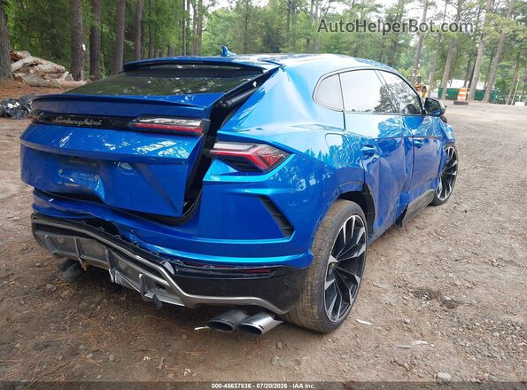 ZPBUA1ZL2LLA07402 2020 LAMBORGHINI URUS Синий Задняя правая четверть