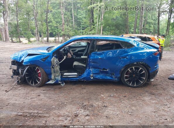 ZPBUA1ZL2LLA07402 2020 LAMBORGHINI URUS Синий Вид задней части салона