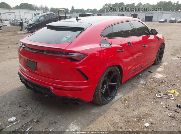 ZPBUA1ZL6KLA01746 2019 LAMBORGHINI URUS Красный Задняя правая четверть