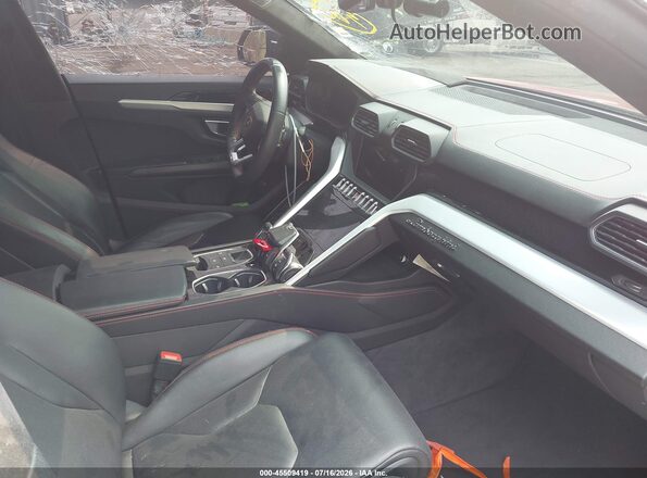 ZPBUA1ZL6KLA01746 2019 LAMBORGHINI URUS Красный Вид салона спереди