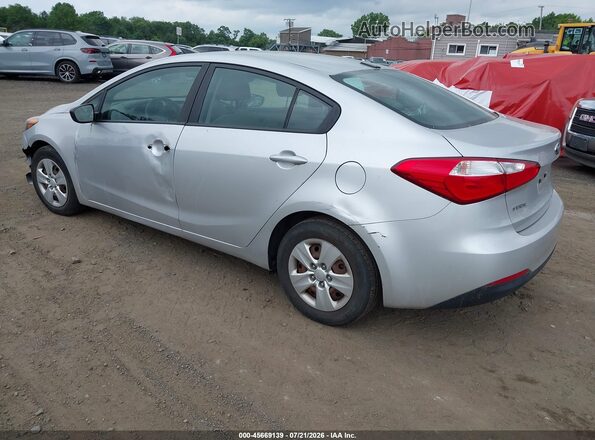 knafk4a63g5527412 2016 KIA FORTE Silver Trasero izquierdo