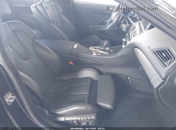 WBS6E9C57KG808372 2019 BMW M6 Black წინა სალონის ხედი