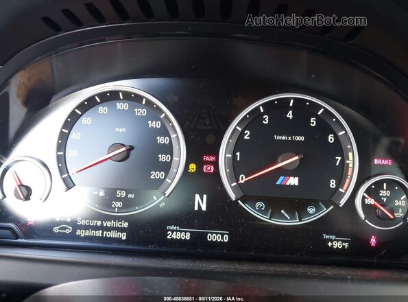 WBS6E9C57KG808372 2019 BMW M6 Black უკანა სავარძლების ხედი