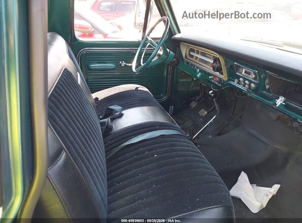 000000F10BRB41399 1970 FORD F100 Green Вид наклейки з VIN-кодом