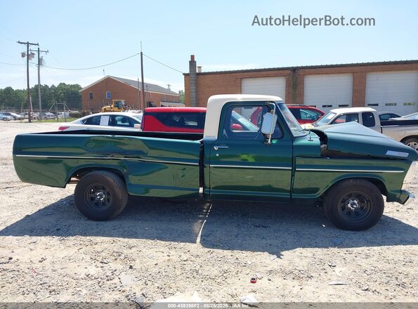 000000F10BRB41399 1970 FORD F100 Green Вид щитка приладів