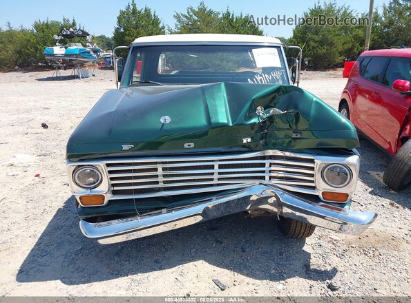 000000F10BRB41399 1970 FORD F100 Green Вид панелі приладів