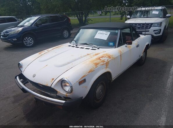 0000124CS10139683 1978 FIAT 124 SPIDER White Передня ліва чверть