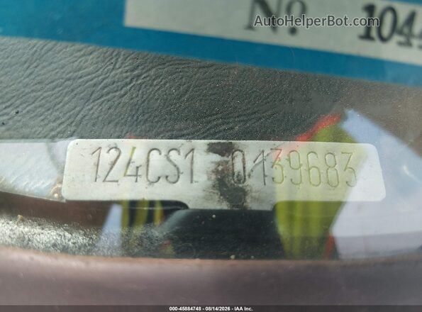 0000124CS10139683 1978 FIAT 124 SPIDER White Вид підкапотного простору