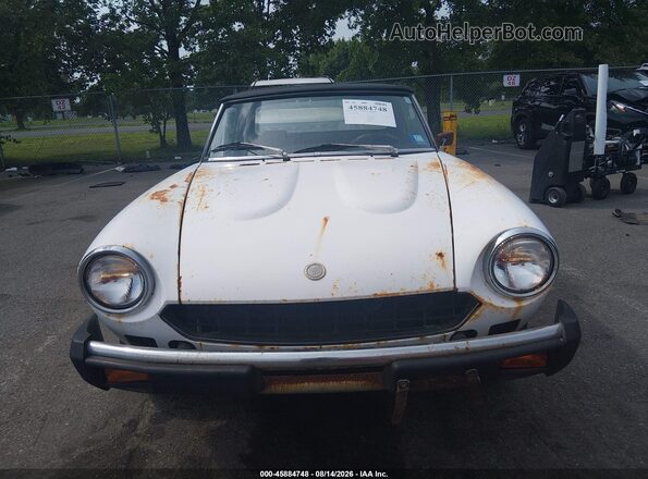 0000124CS10139683 1978 FIAT 124 SPIDER White Вид щитка приладів