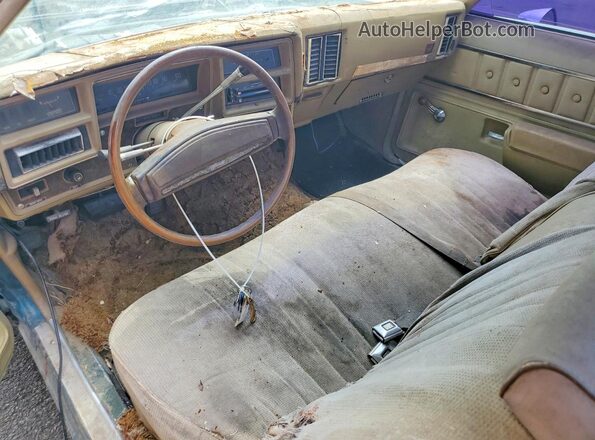 00001D80H5R421153 1975 CHEVROLET EL Синий Вид панели приборов