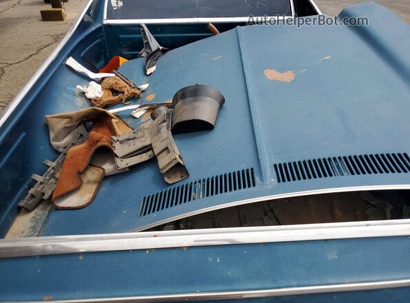 00001D80H5R421153 1975 CHEVROLET EL Синий Вид задних сидений