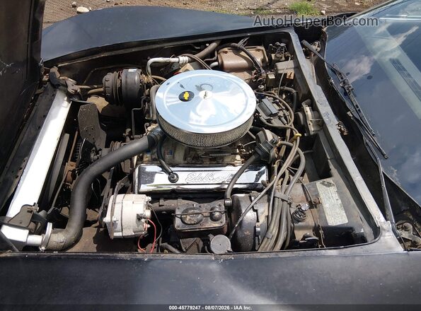00001Z8749S428320 1979 CHEVROLET CORVETTE Black Հետևի տեսք