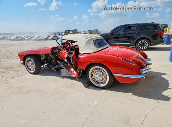 00867S105117 1960 CHEVROLET CORVETTE Red Tył lewy