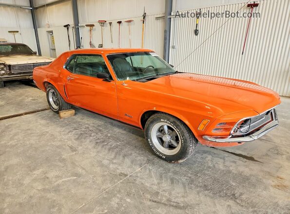 0F1F145339 1970 FORD MUSTANG Orange წინა მარჯვენა