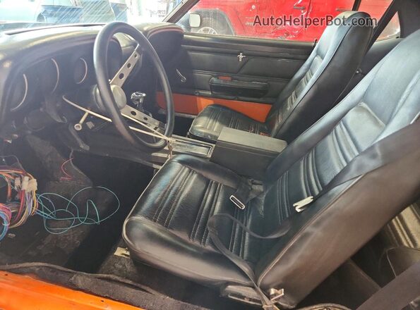 0F1F145339 1970 FORD MUSTANG Orange წინა სალონის ხედი