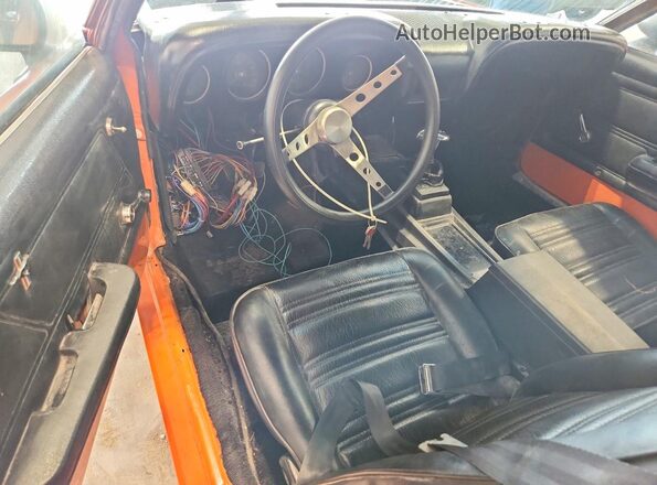 0F1F145339 1970 FORD MUSTANG Orange წინა პანელის ხედი
