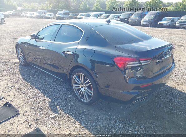 ZAM57YSM4NX399862 2022 MASERATI GHIBLI Black უკანა მარცხენა