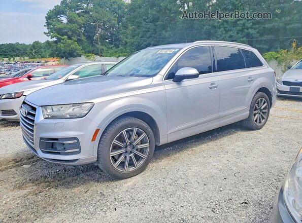 WA1LAAF7XHD005838 2017 AUDI Q7 Silver Задня ліва чверть