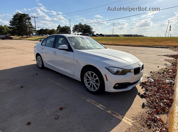 WBA8E1G37HNU16973 2017 BMW 3 SERIES White Rear left