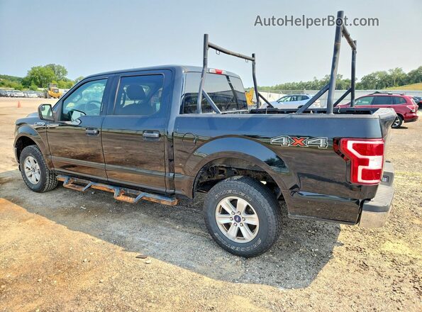 1FTEW1E55JFC65297 2018 FORD F150 Черный Задняя правая четверть