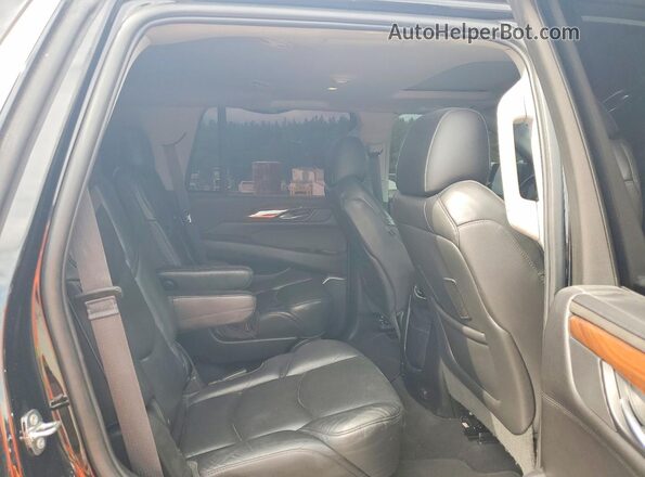 1GYS3BKJ2JR104451 2018 CADILLAC ESCALADE Black Widok komory silnika