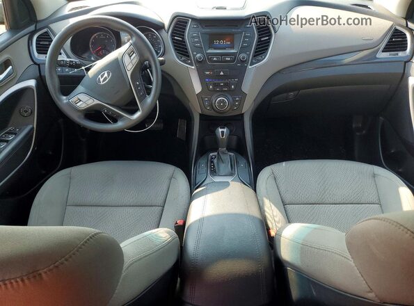 5XYZU3LB6GG357035 2016 HYUNDAI SANTA Синий Вид щитка приборов