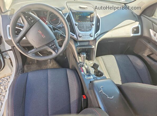 2GKALMEK8H6346639 2017 GMC TERRAIN White ხელსაწყოთა პანელის ხედი