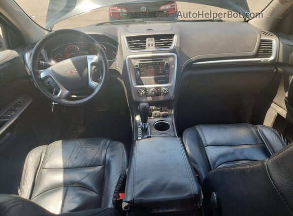 1GKKRPKD7GJ243837 2016 GMC ACADIA Black Widok zestawu wskaźników