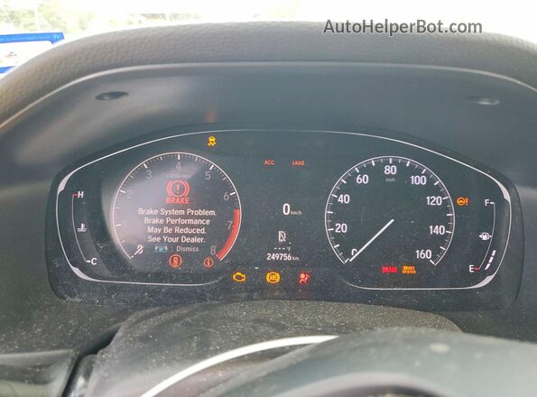 1HGCV1F35JA212248 2018 HONDA ACCORD Red Widok tylnych siedzeń
