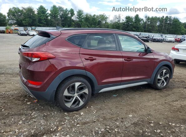 KM8J33A26JU632441 2018 HYUNDAI TUCSON Burgundy წინა მარჯვენა