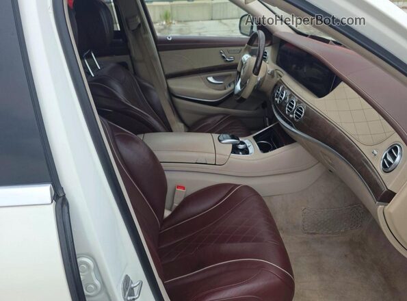 WDDUG8DB7JA369186 2018 MERCEDES-BENZ S White Vista frontal