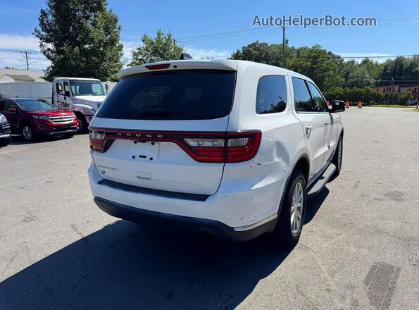 1C4RDJAG8JC462819 2018 DODGE DURANGO Белый Передняя правая четверть