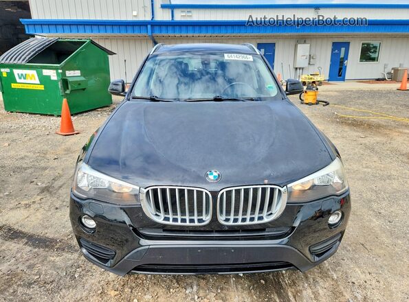 5UXWX9C53H0T00272 2017 BMW X3 Black Widok z tyłu