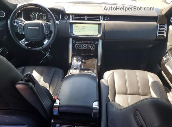 SALGS2FV6HA379849 2017 LAND ROVER RANGE Black Вид щитка приладів