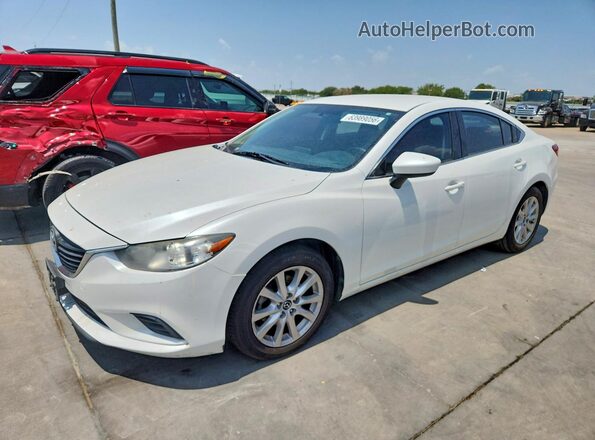 JM1GJ1U58G1424473 2016 MAZDA 6 White Հետևի ձախ