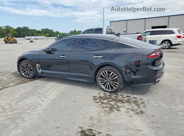 KNAE25LA4J6012228 2018 KIA STINGER Black უკანა მარჯვენა
