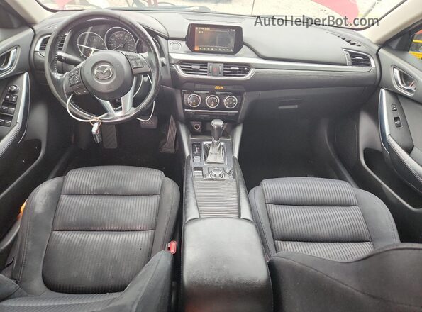 JM1GJ1U56G1407252 2016 MAZDA 6 Red Widok zestawu wskaźników