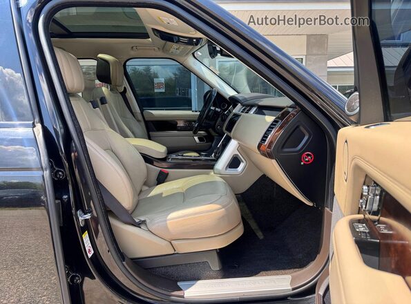 SALGS2SV7KA516858 2019 LAND ROVER RANGE Black Rear view