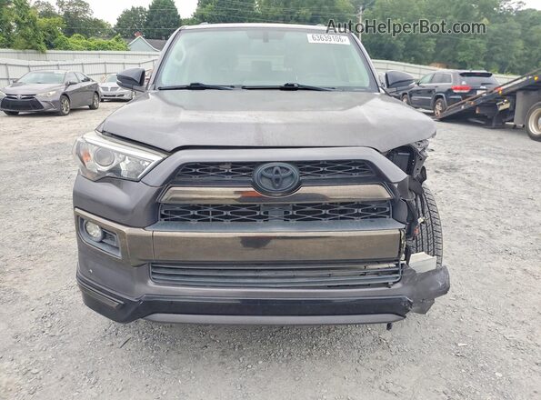 JTEZU5JR5K5195892 2019 TOYOTA 4RUNNER Charcoal Հետևի տեսք