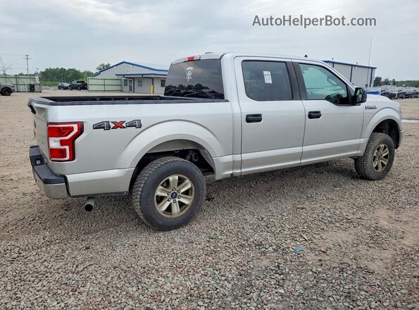 1FTEW1E54KFB37554 2019 FORD F150 Silver Передня права чверть