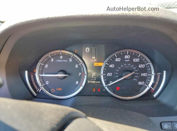5FRYD4H46GB055780 2016 ACURA MDX Black Вид задніх сидінь