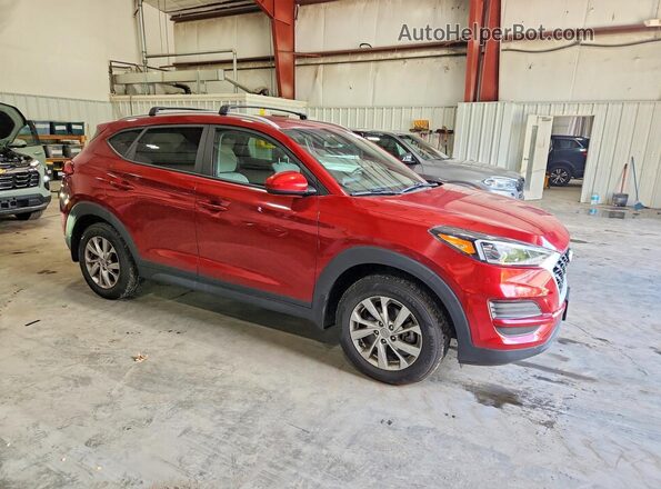 KM8J3CA47MU332607 2021 HYUNDAI TUCSON Red Front view