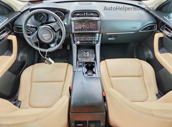SADCJ2FX2LA620894 2020 JAGUAR F-PACE Black Вид щитка приладів